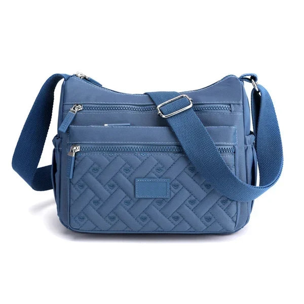 👜Lightweight Waterproof Nylon Messenger Bag – Multi Compartments🎁