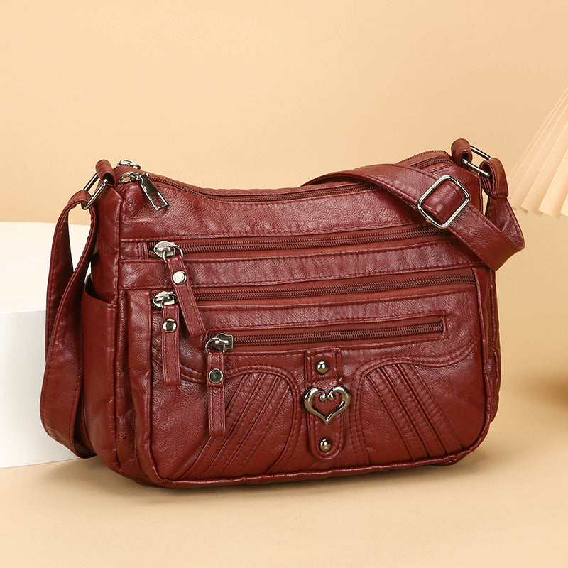 🔥 FLASH SALE: 50% OFF! ✨Women's Leather Crossbody Bag – Versatile Multi-Function Purse for Everyday Use