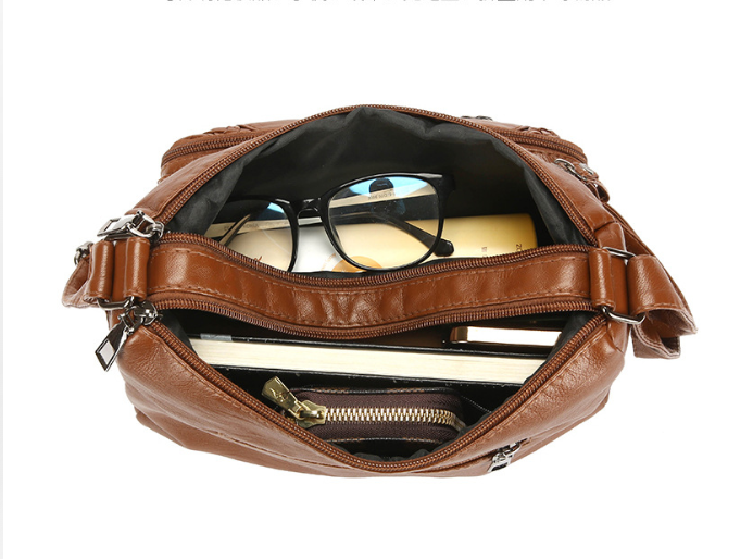 🔥 FLASH SALE: 50% OFF! ✨Women's Leather Crossbody Bag – Versatile Multi-Function Purse for Everyday Use
