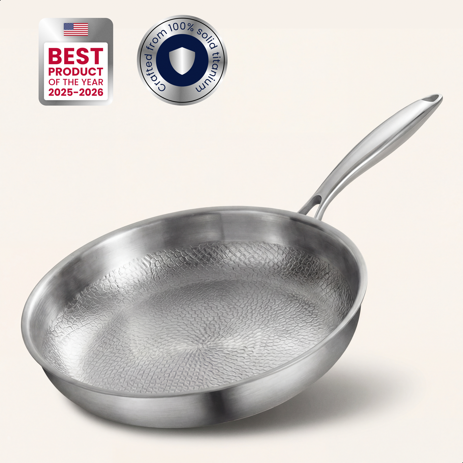 Titanium Fry Pan Pro® | Perfect Non-Stick Cooking without Chemicals!