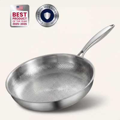 Titanium Fry Pan Pro® | Perfect Non-Stick Cooking without Chemicals!