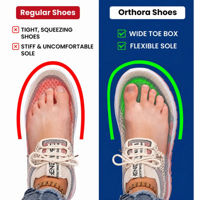 Comfy Arch Support Orthopedic Sneakers for Seniors