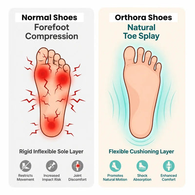 Comfy Arch Support Orthopedic Sneakers for Seniors