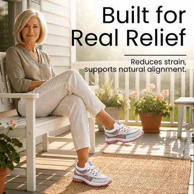Comfy Arch Support Orthopedic Sneakers for Seniors