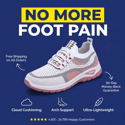Comfy Arch Support Orthopedic Sneakers for Seniors